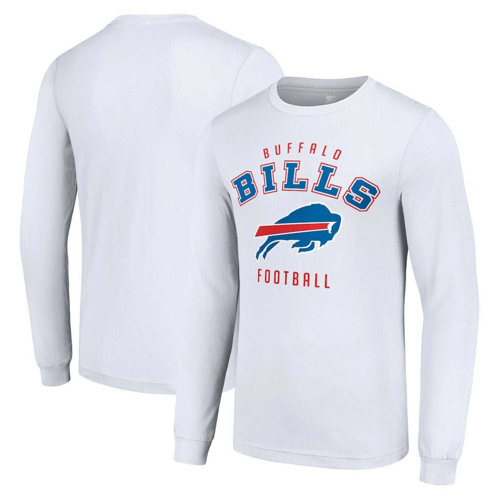 Buffalo Bills Starter Long Sleeve T-Shirt - White - NFL
