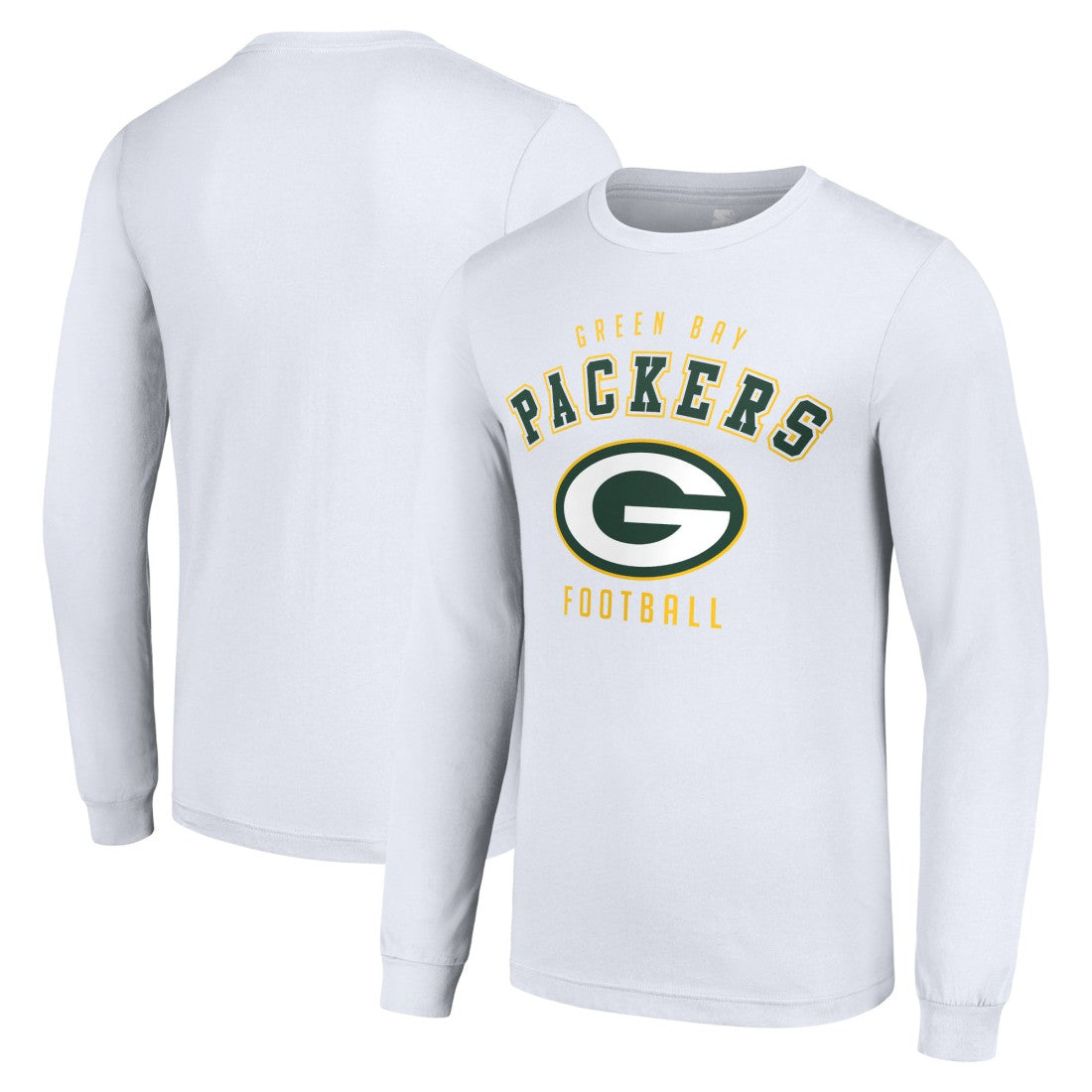 Green Bay Packers Starter Long Sleeve T-Shirt - White - NFL