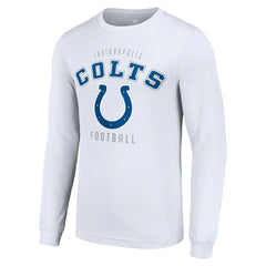 Indianapolis Colts Starter Long Sleeve T-Shirt - White - NFL