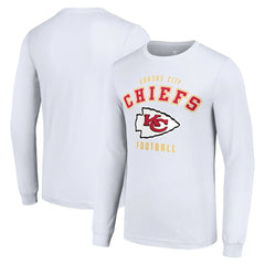 Kansas City Chiefs Starter Long Sleeve T-Shirt - White - NFL