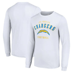 Los Angeles Chargers Starter Long Sleeve T-Shirt - White - NFL