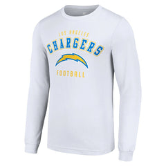 Los Angeles Chargers Starter Long Sleeve T-Shirt - White - NFL