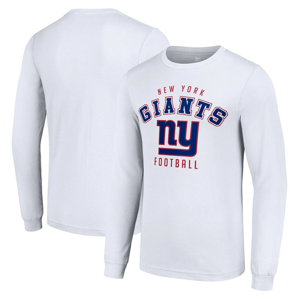 New York Giants Starter Long Sleeve T-Shirt - White - NFL