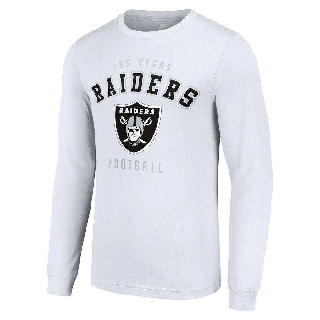 Las Vegas Raiders Starter Long Sleeve T-Shirt - White - NFL