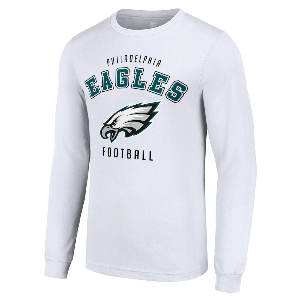 Philadelphia Eagles Starter Long Sleeve T-Shirt - White - NFL