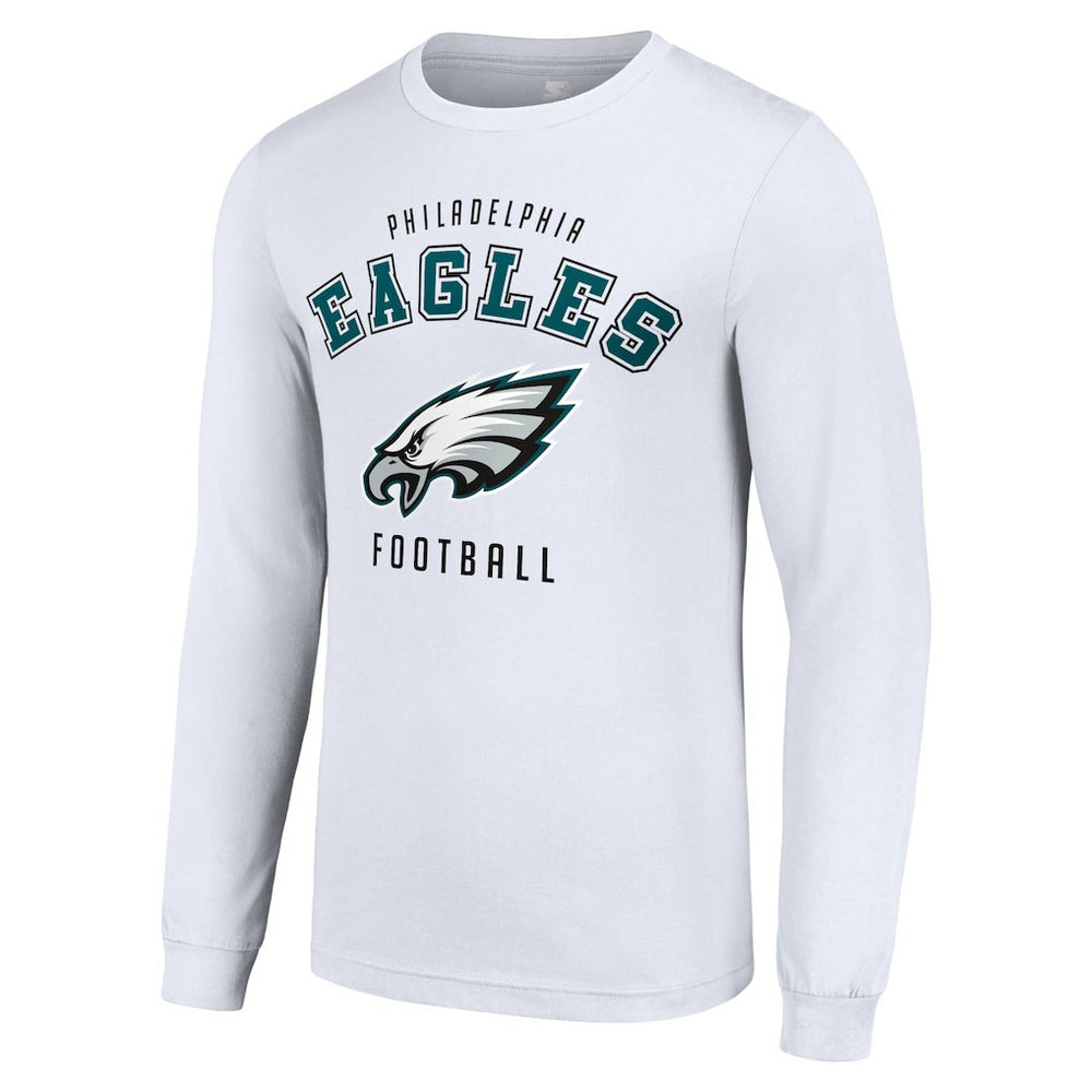 Philadelphia Eagles Starter Long Sleeve T-Shirt - White - NFL