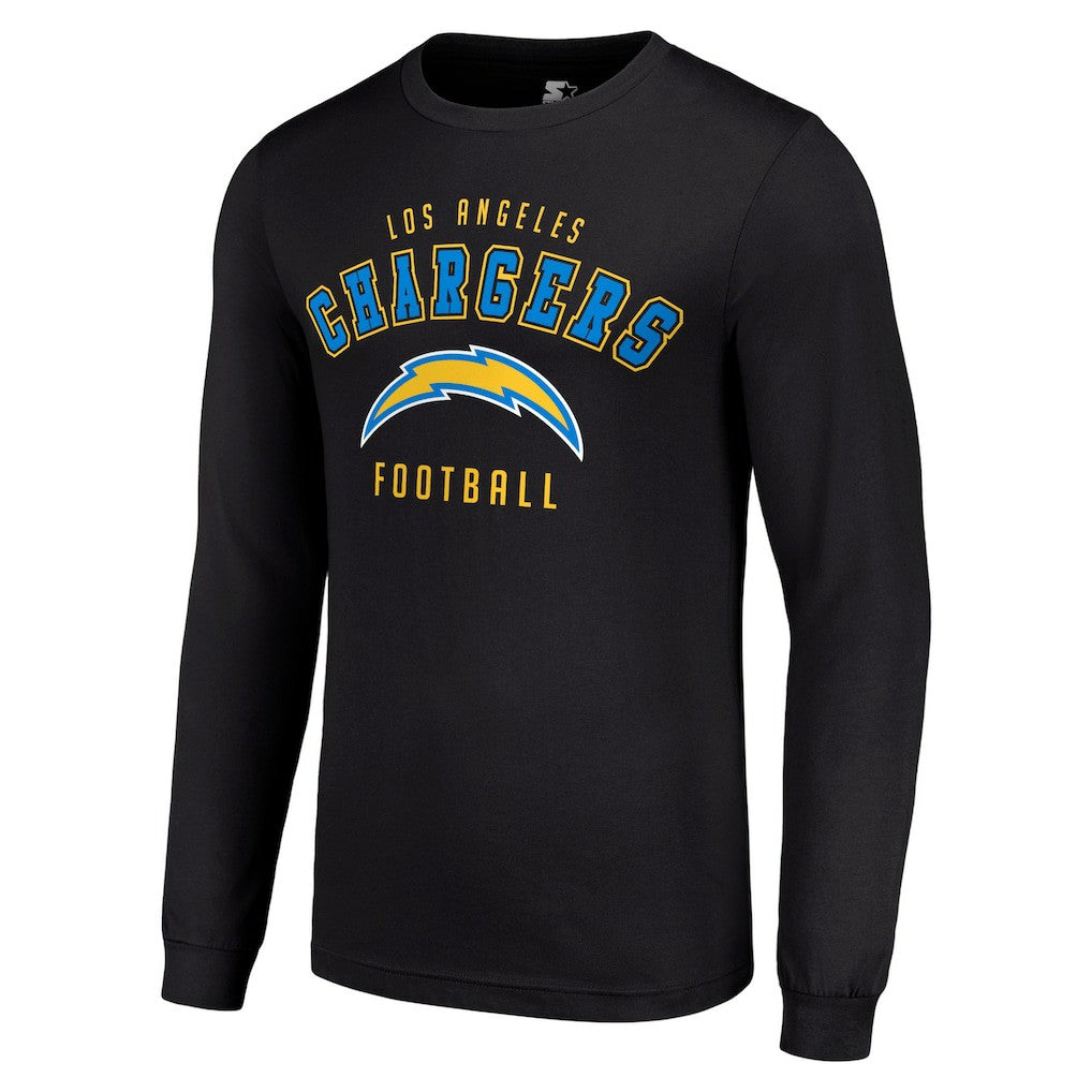 Los Angeles Chargers Starter Long Sleeve T-Shirt - Black - NFL