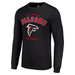 Atlanta Falcons Starter Long Sleeve T-Shirt - Black - NFL