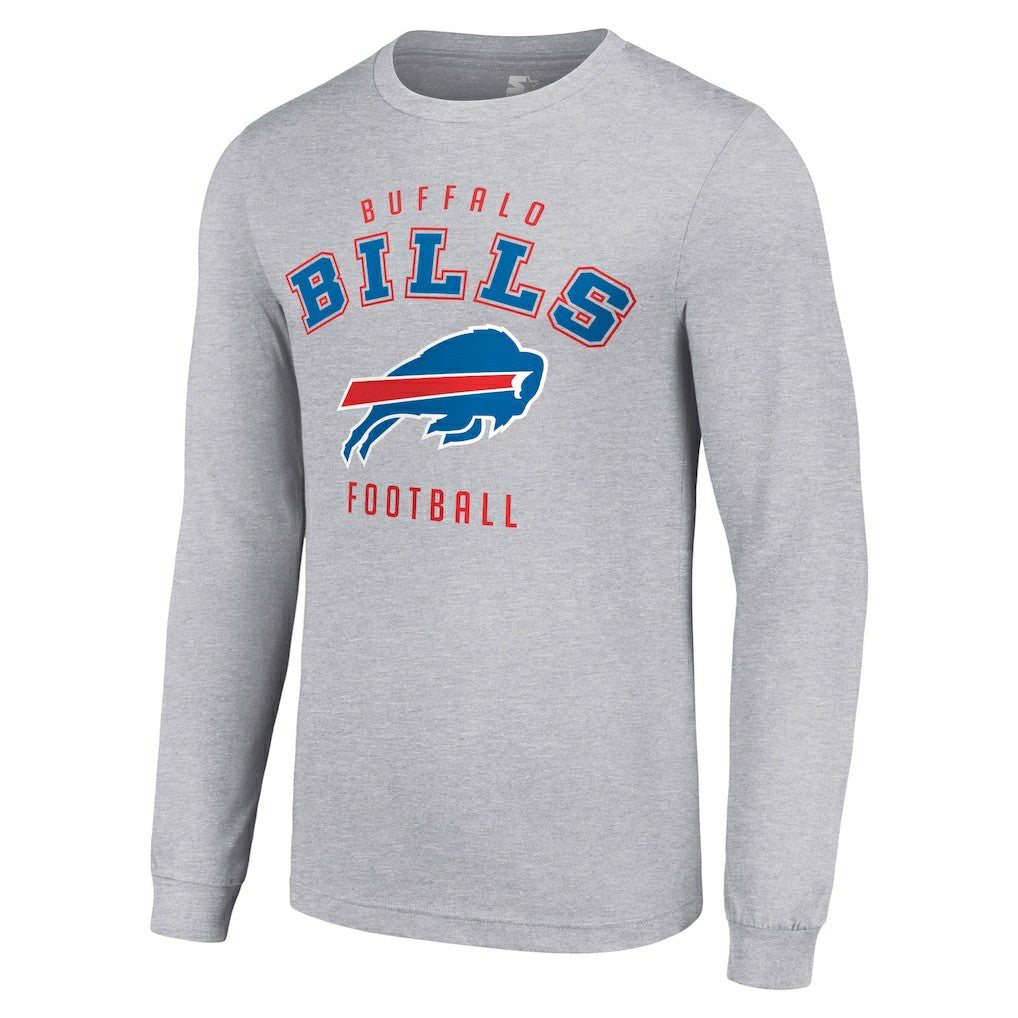 Buffalo Bills Starter Long Sleeve T-Shirt - Heather Gray - NFL