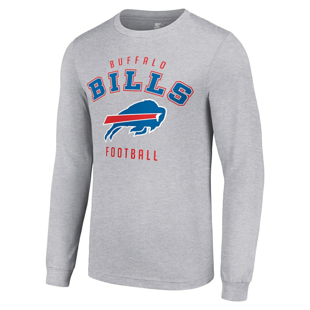 Buffalo Bills Starter Long Sleeve T-Shirt - Heather Gray - NFL