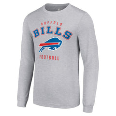 Buffalo Bills Starter Long Sleeve T-Shirt - Heather Gray - NFL