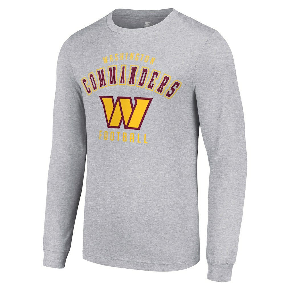 Washington Commanders Starter Long Sleeve T-Shirt - Heather Gray - NFL