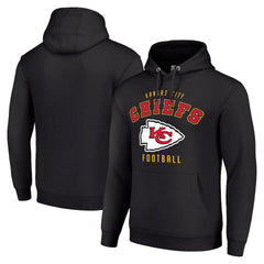 Kansas City Chiefs Starter Unisex Logo Pullover Hoodie - Black - NFL