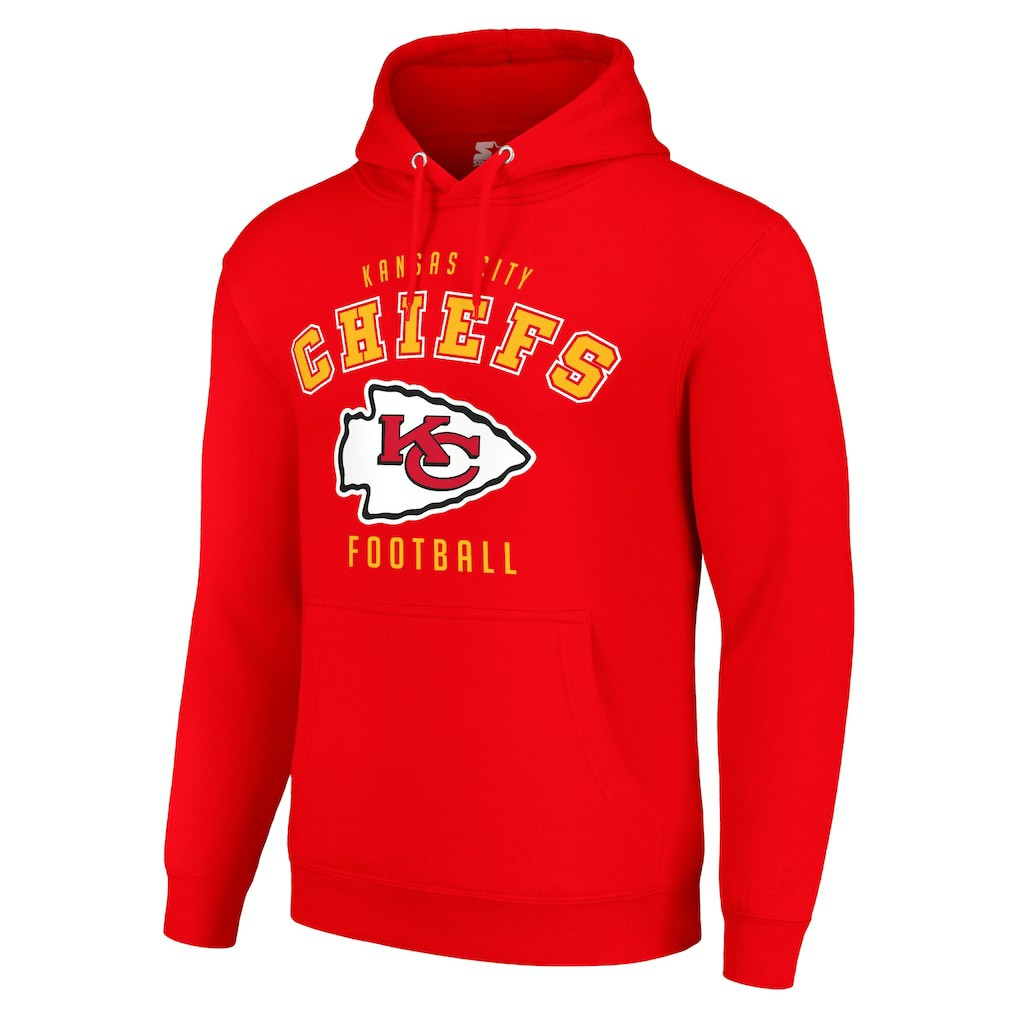 Kansas City Chiefs Starter Unisex Logo Pullover Hoodie - Red - NFL