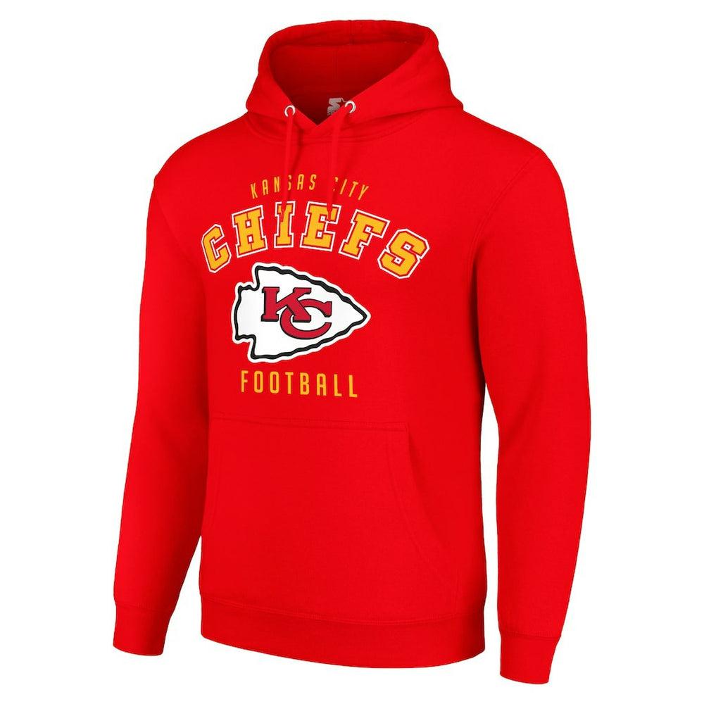 Kansas City Chiefs Starter Unisex Logo Pullover Hoodie - Red - NFL
