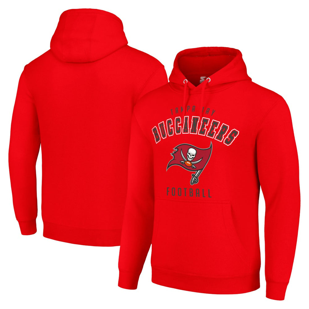 Tampa Bay Buccaneers Starter Unisex Logo Pullover Hoodie - Red - NFL