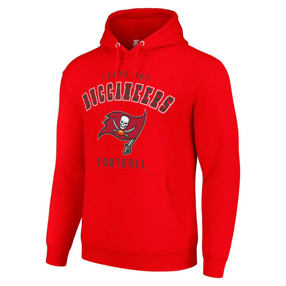 Tampa Bay Buccaneers Starter Unisex Logo Pullover Hoodie - Red - NFL