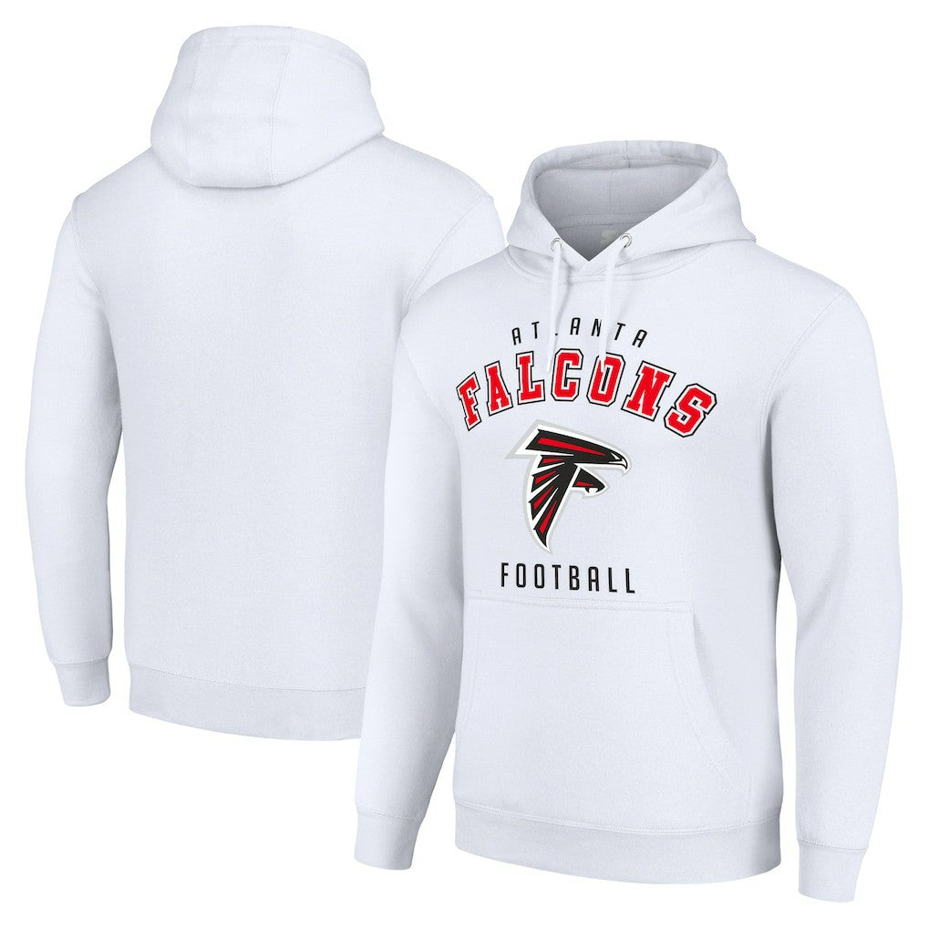 Atlanta Falcons Starter Unisex Logo Pullover Hoodie - White - NFL