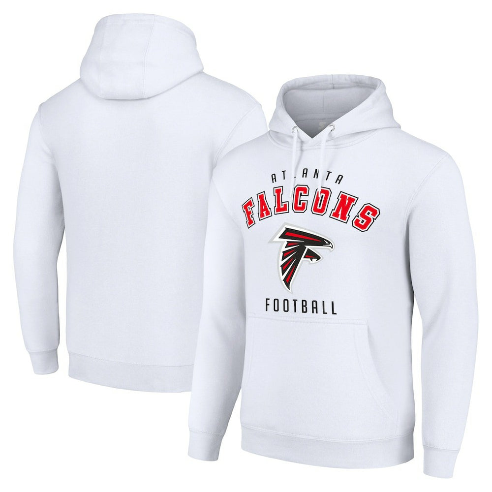 Atlanta Falcons Starter Unisex Logo Pullover Hoodie - White - NFL