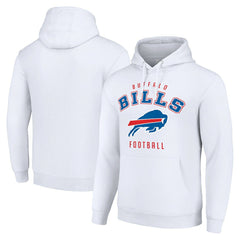 Buffalo Bills Starter Unisex Logo Pullover Hoodie - White - NFL