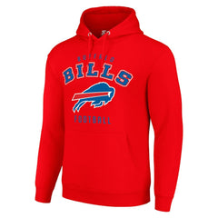 Buffalo Bills Starter Unisex Logo Pullover Hoodie - Red - NFL