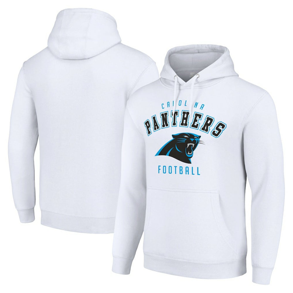 Carolina Panthers Starter Unisex Logo Pullover Hoodie - White - NFL