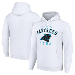 Carolina Panthers Starter Unisex Logo Pullover Hoodie - White - NFL
