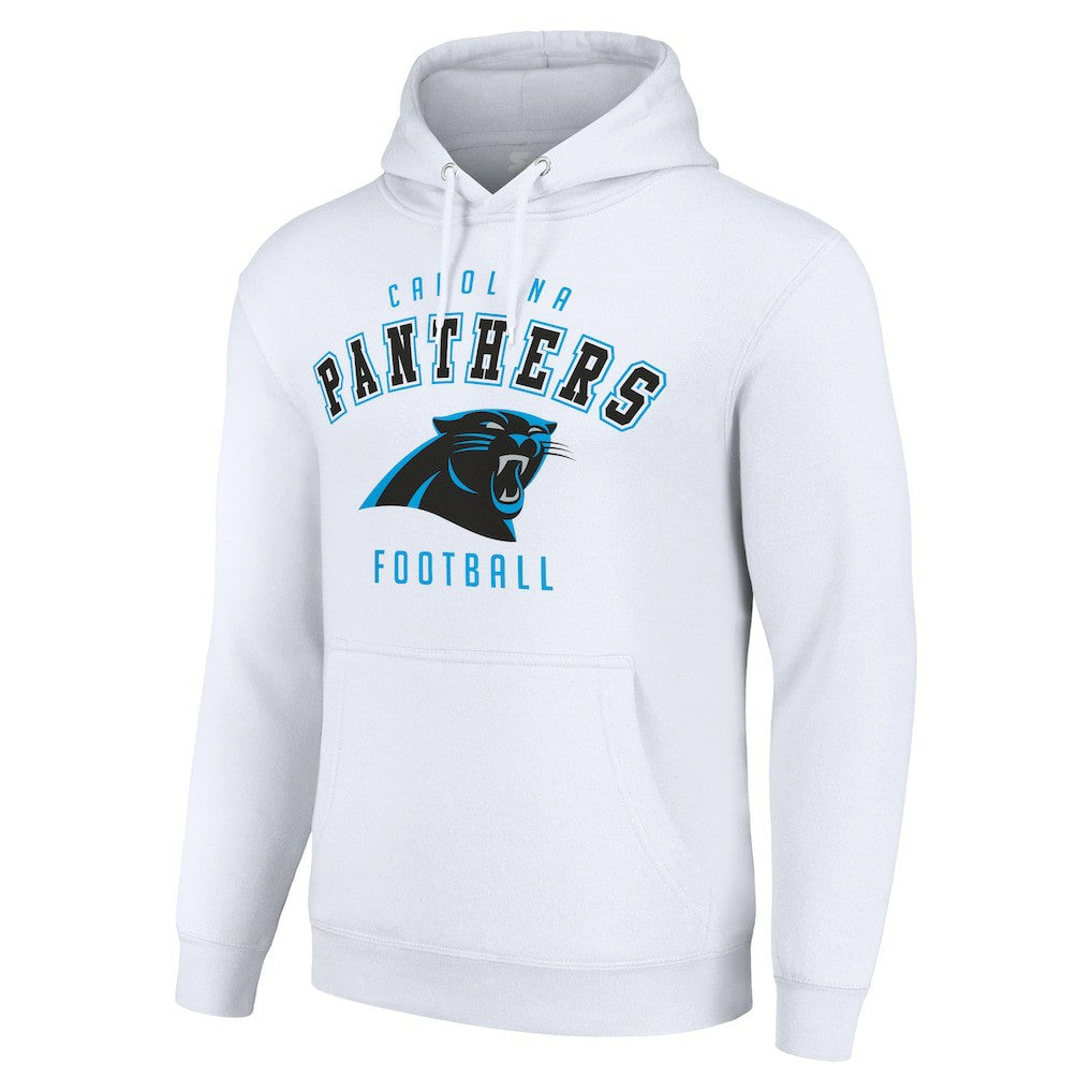 Carolina Panthers Starter Unisex Logo Pullover Hoodie - White - NFL