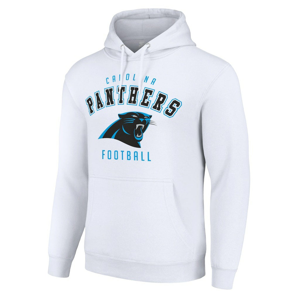 Carolina Panthers Starter Unisex Logo Pullover Hoodie - White - NFL