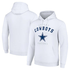 Dallas Cowboys Starter Unisex Logo Pullover Hoodie - White - NFL