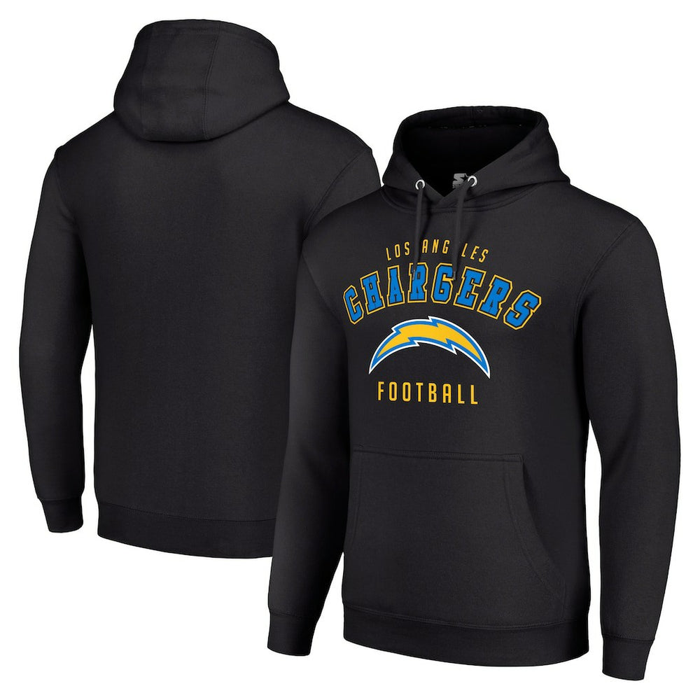 Los Angeles Chargers Starter Unisex Logo Pullover Hoodie - Black - NFL