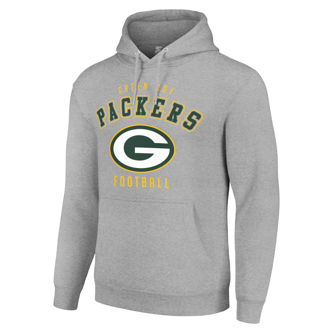Green Bay Packers Starter Unisex Logo Pullover Hoodie - Heather Gray - NFL