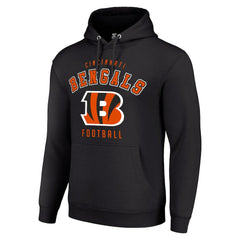 Cincinnati Bengals Starter Unisex Logo Pullover Hoodie - Black - NFL