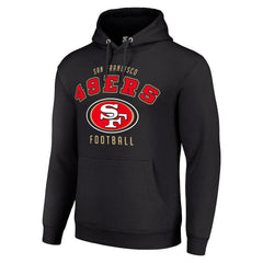 San Francisco 49ers Starter Unisex Logo Pullover Hoodie - Black - NFL