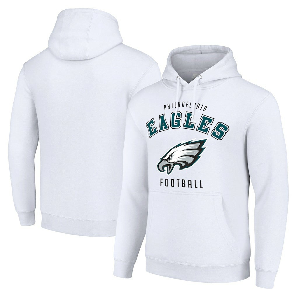 Philadelphia Eagles Starter Unisex Logo Pullover Hoodie - White - NFL