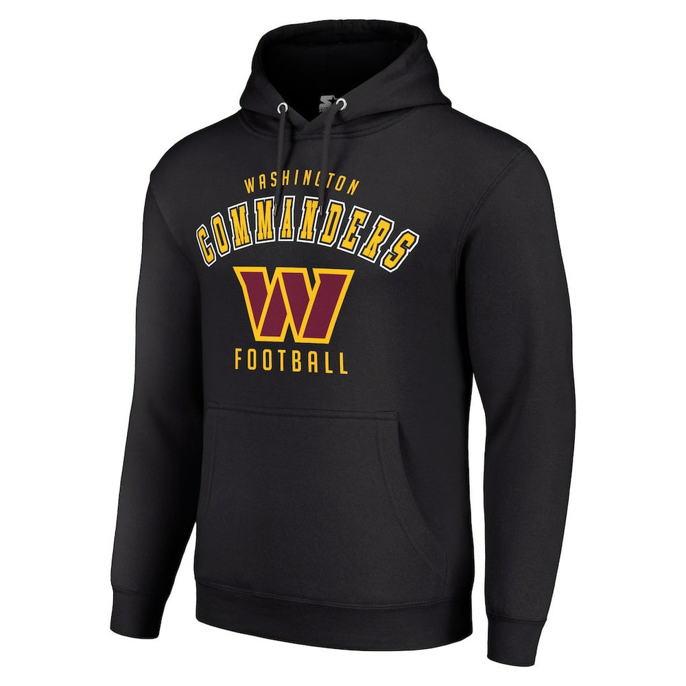 Washington Commanders Starter Unisex Logo Pullover Hoodie - Black - NFL