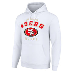 San Francisco 49ers Starter Unisex Logo Pullover Hoodie - White - NFL