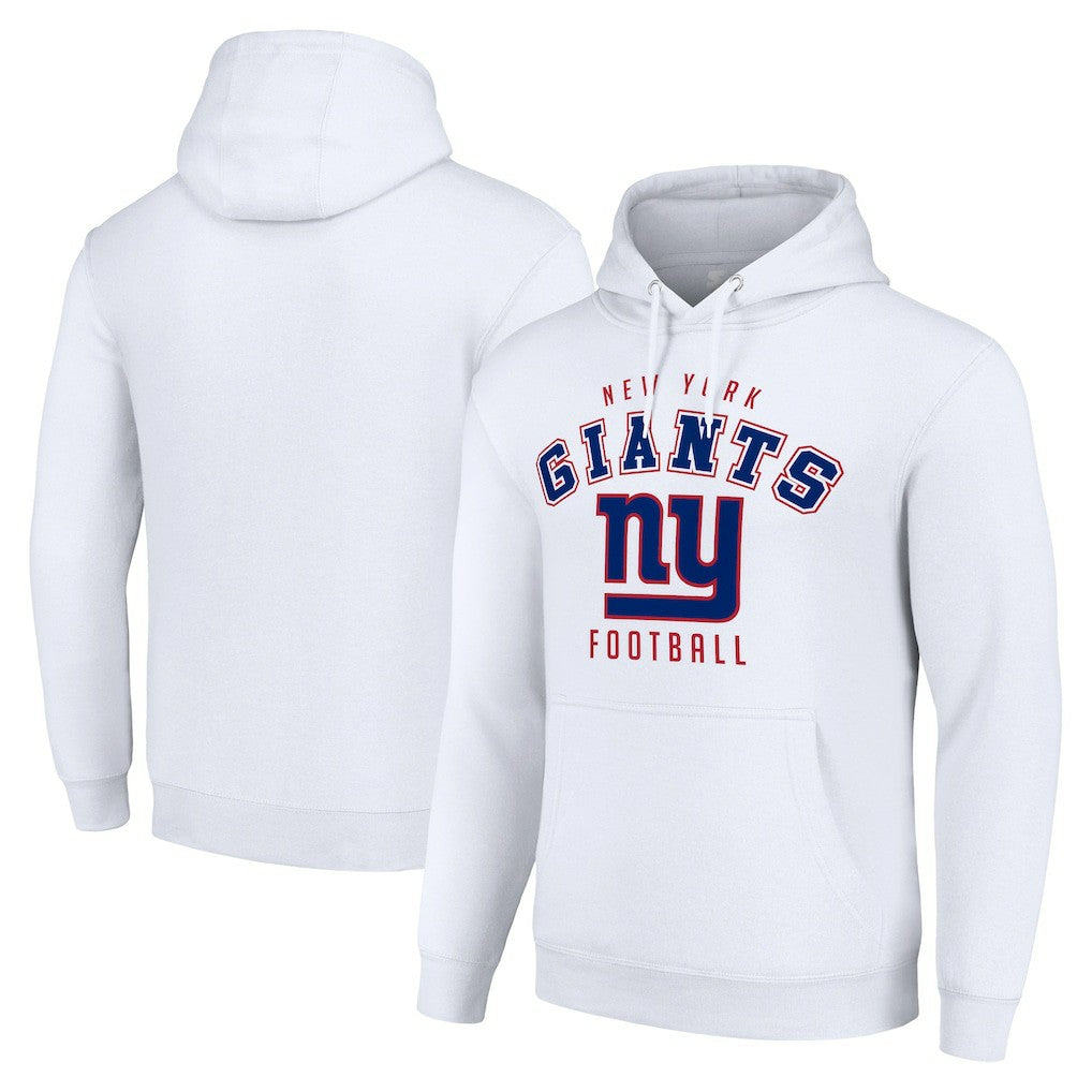 New York Giants Starter Unisex Logo Pullover Hoodie - White - NFL