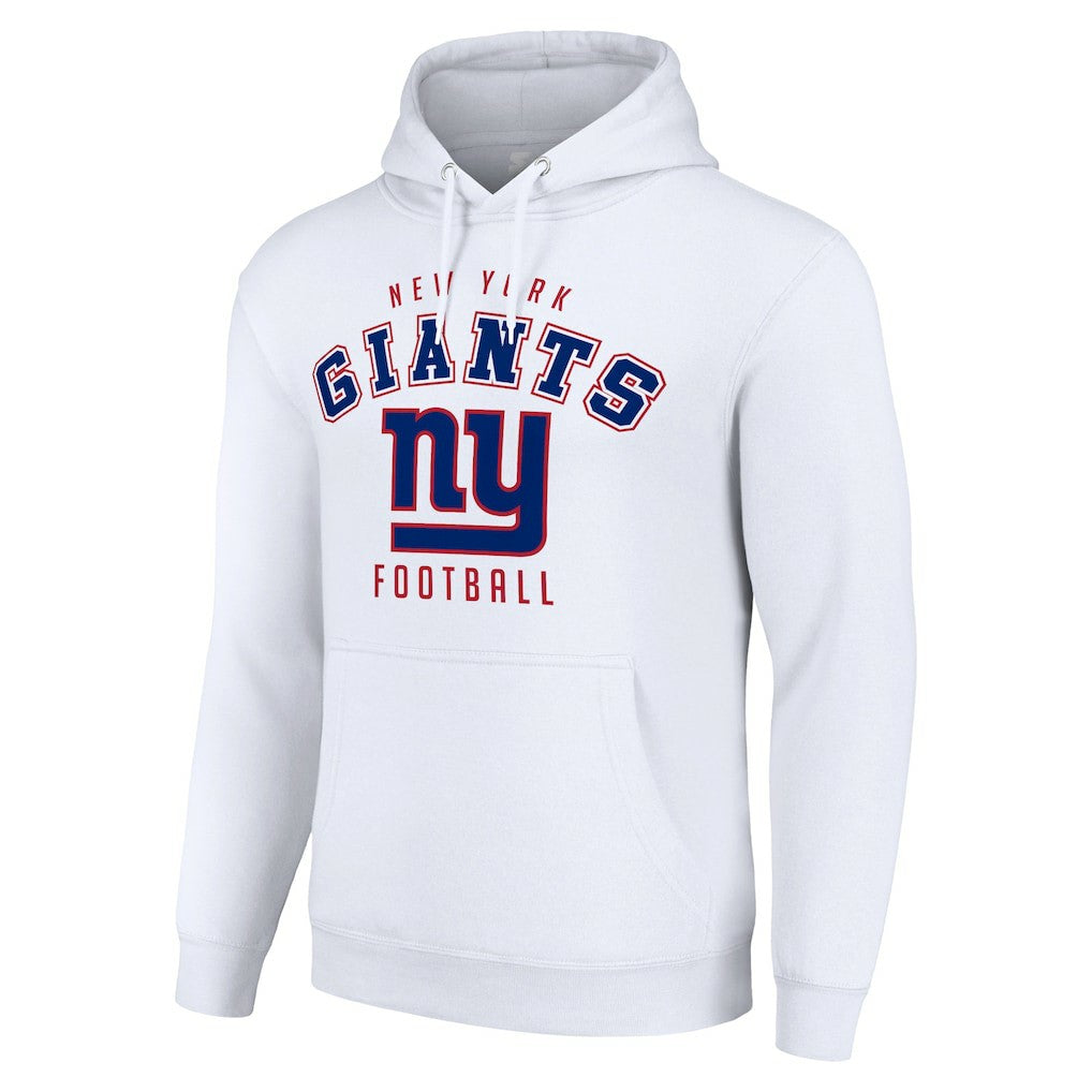 New York Giants Starter Unisex Logo Pullover Hoodie - White - NFL