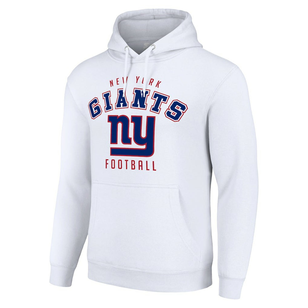 New York Giants Starter Unisex Logo Pullover Hoodie - White - NFL