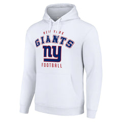 New York Giants Starter Unisex Logo Pullover Hoodie - White - NFL