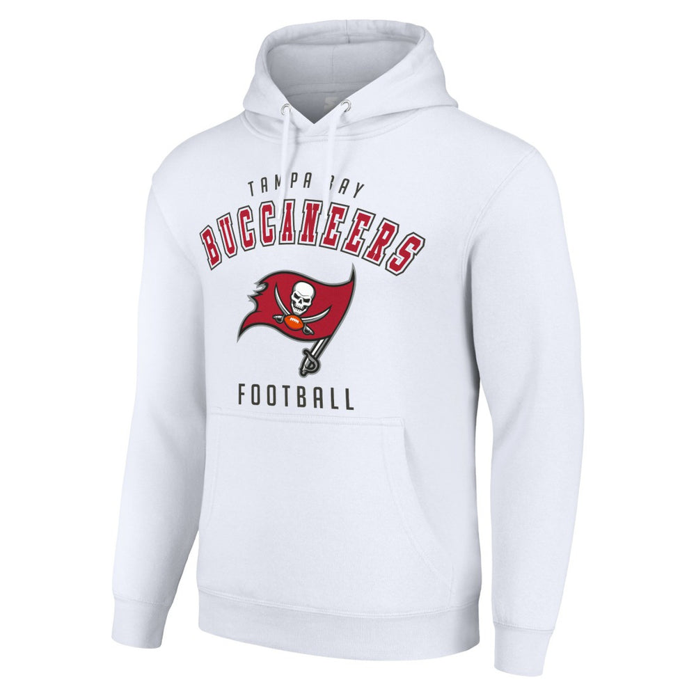 Tampa Bay Buccaneers Starter Unisex Logo Pullover Hoodie - White - NFL