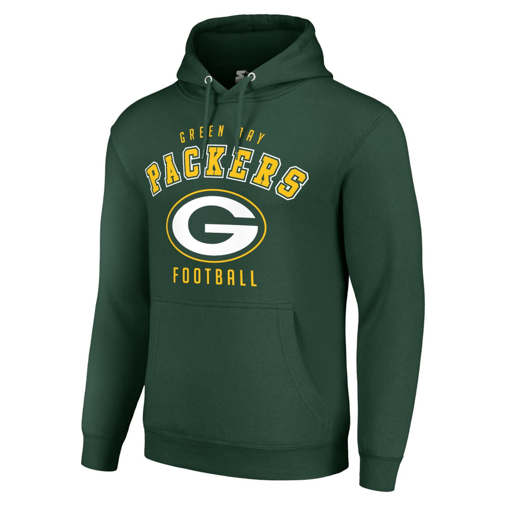 Green Bay Packers Starter Unisex Logo Pullover Hoodie - Green - NFL