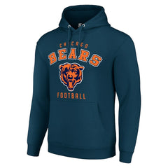Chicago Bears Starter Unisex Logo Pullover Hoodie - Navy - NFL