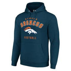 Denver Broncos Starter Unisex Logo Pullover Hoodie - Navy - NFL