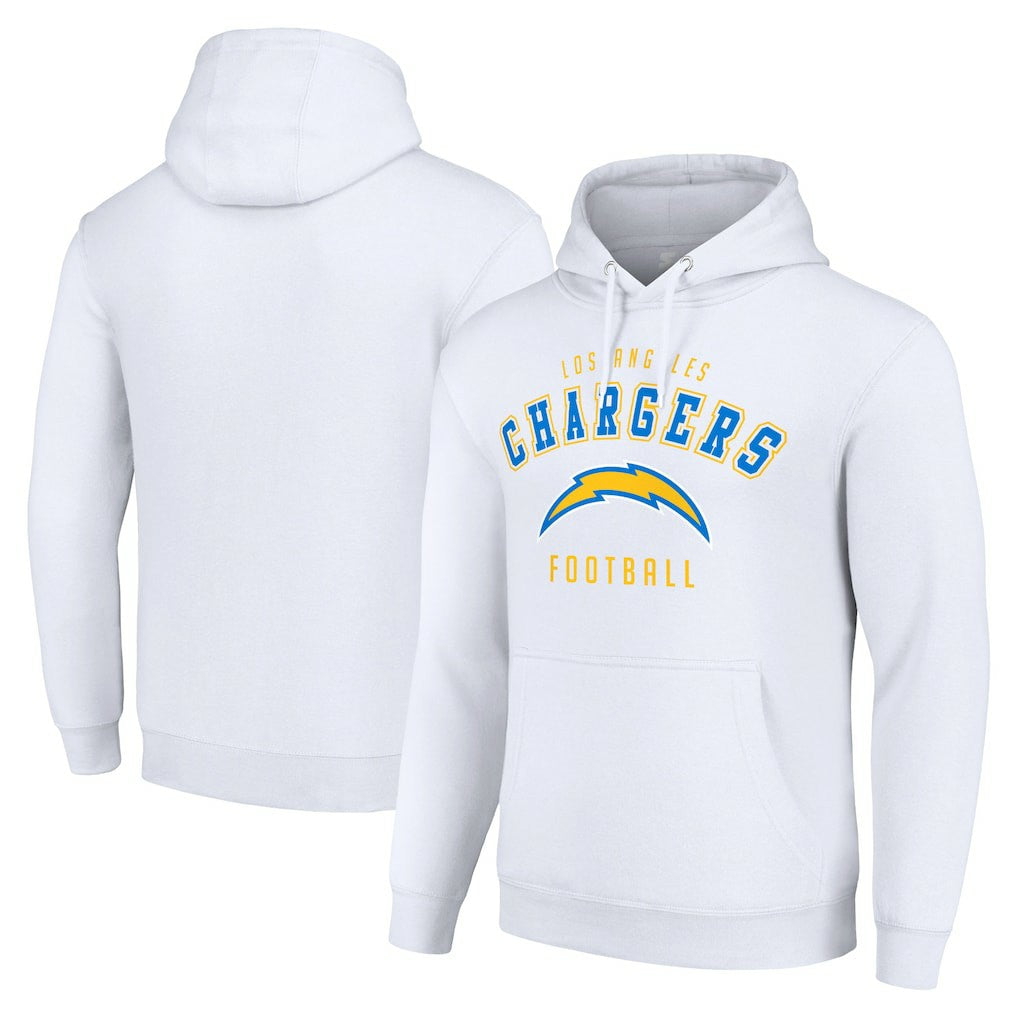 Los Angeles Chargers Starter Unisex Logo Pullover Hoodie - White - NFL