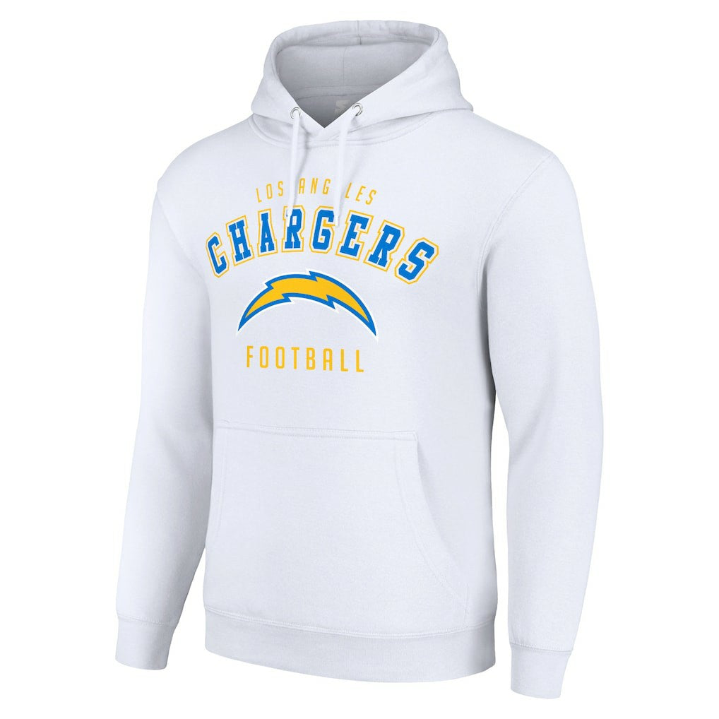 Los Angeles Chargers Starter Unisex Logo Pullover Hoodie - White - NFL