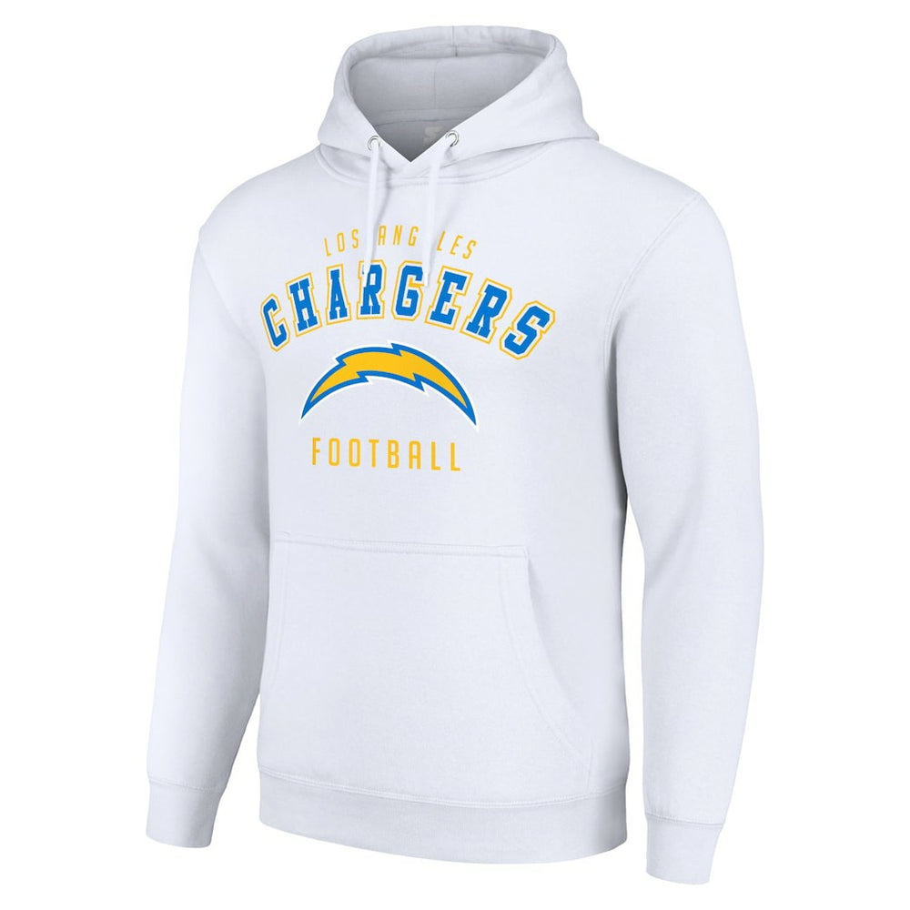 Los Angeles Chargers Starter Unisex Logo Pullover Hoodie - White - NFL