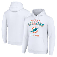 Miami Dolphins Starter Unisex Logo Pullover Hoodie - White - NFL