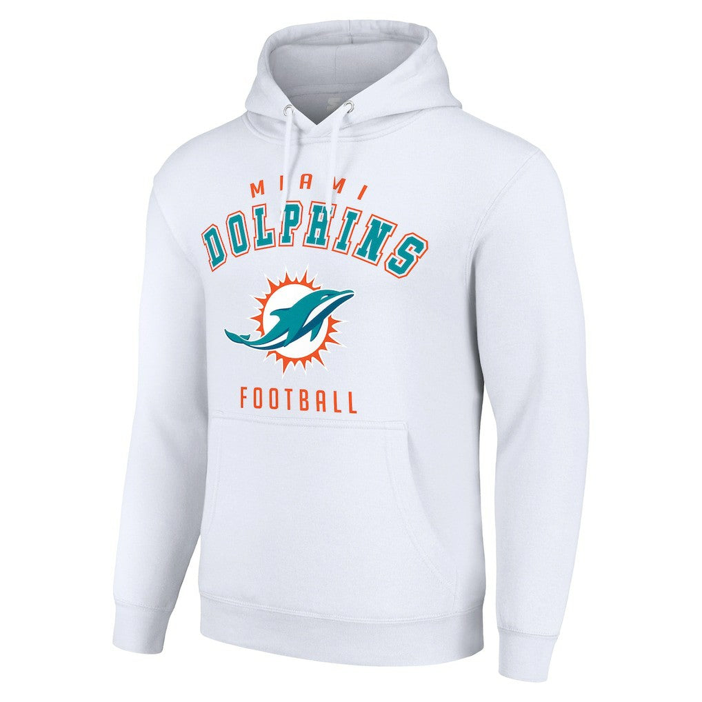 Miami Dolphins Starter Unisex Logo Pullover Hoodie - White - NFL